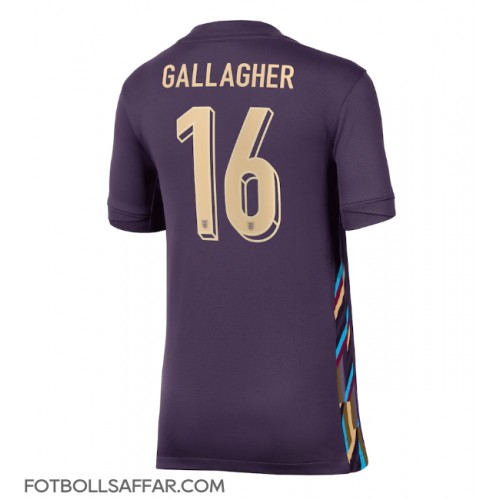 England Conor Gallagher #16 Bortatröja Dam EM 2024 Kortärmad